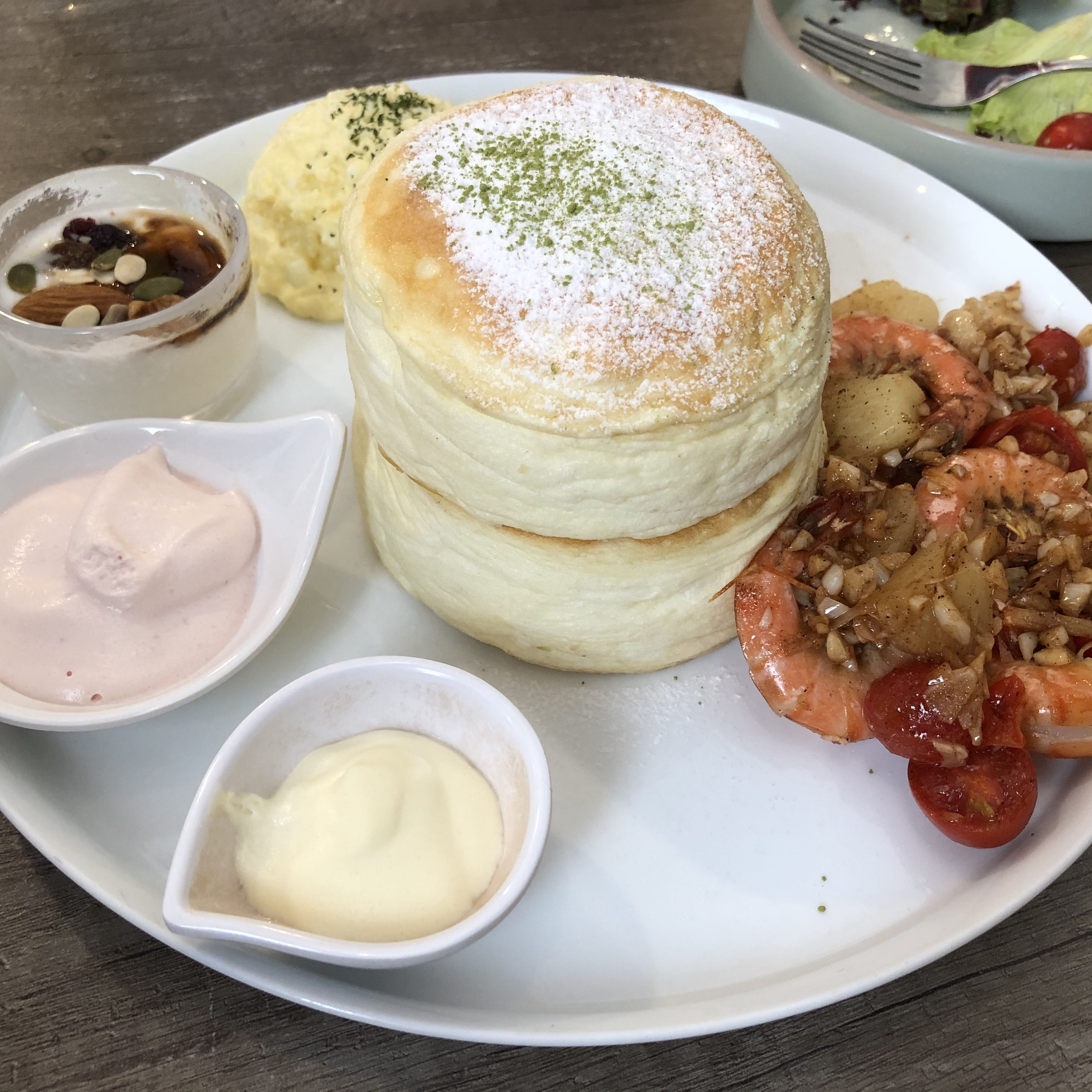 台南好吃的舒芙蕾 霜花亭brunch 公園店